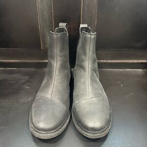 Toms Charcoal Ankle Booties